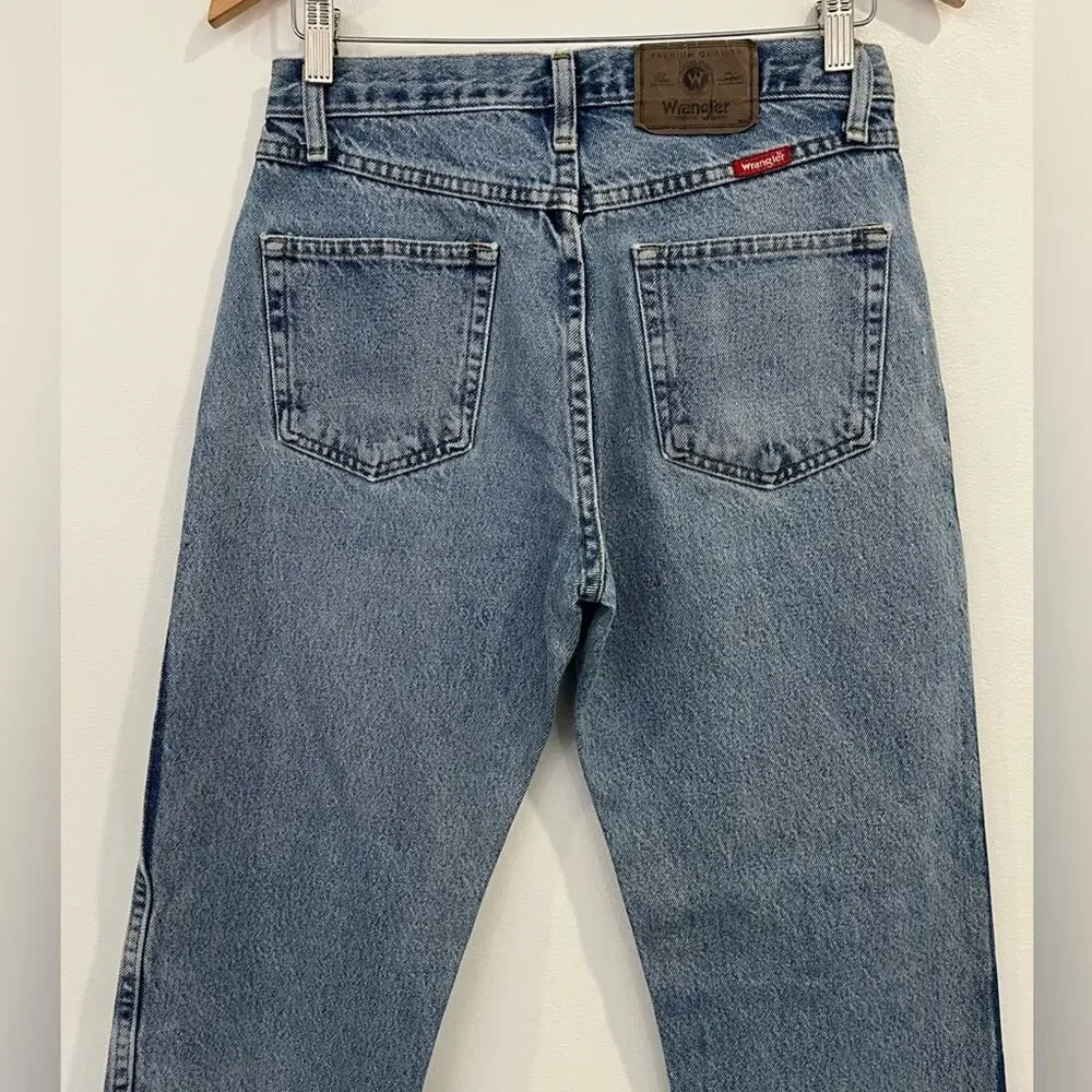 Wrangler Vintage 30x30 Light‎ Wash High Rise Jeans Regular Fit